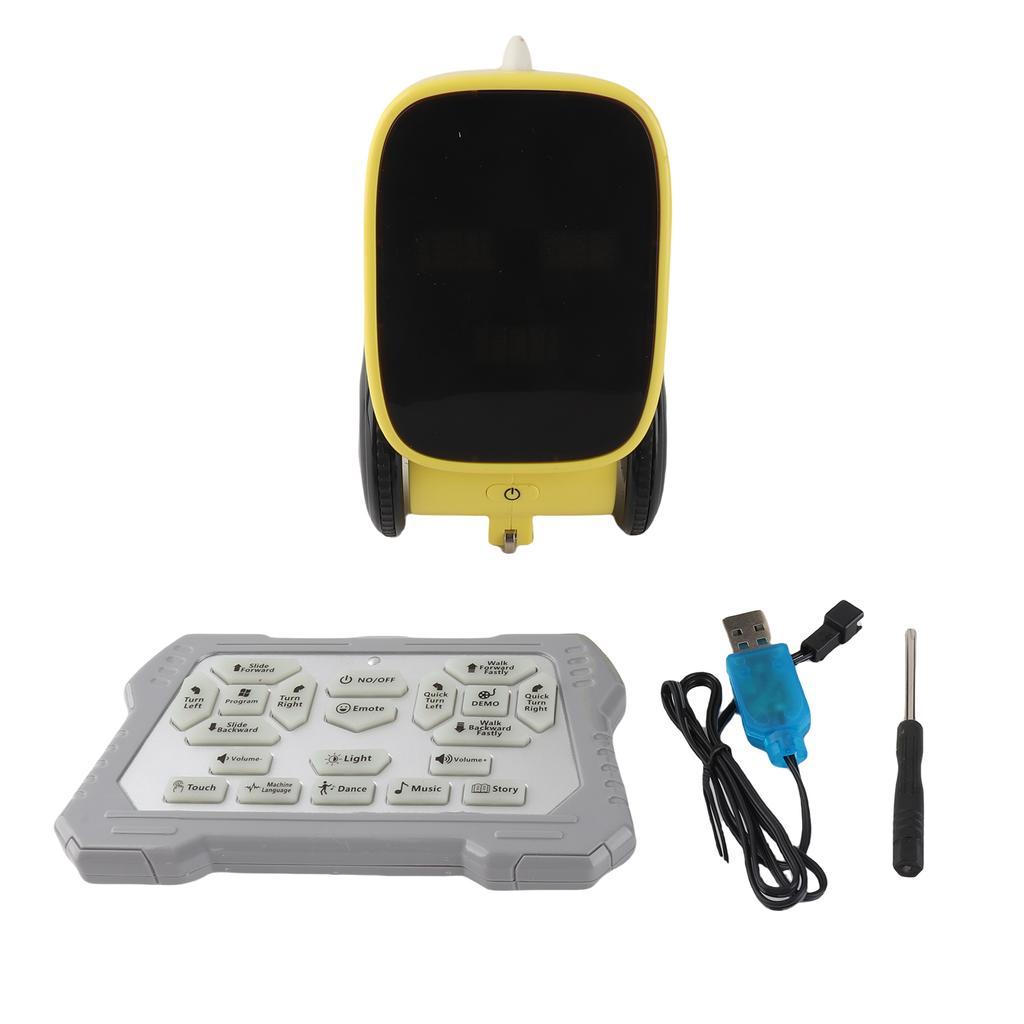 Intelligent Smart Talking Robot with Facial Expression Voice Recording Touch Sensor Gesture Control Mini Robotics