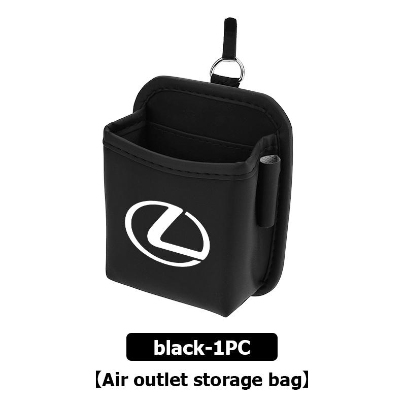 For Lexus Car Storage Bag Air Vent Dashboard Tidy Hanging Organizer Box Auto Accessories RX350 IS250 IS200 GS300 LX570 RC350 AEU1