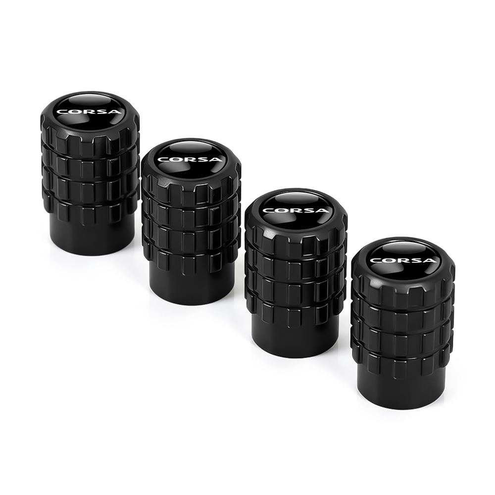 4Pcs Metal Car Tire Valve Stem Caps Auto Accessories For Opel Vauxhall Corsa Astra Insignia Mokka Zafira Meriva Combo Vectra OPC