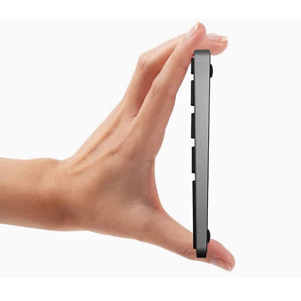 35-клавишная цифровая клавиатура, Беспроводная Bluetooth-клавиатура, Бесшумная, Совместима с мобильными телефонами и компьютерами