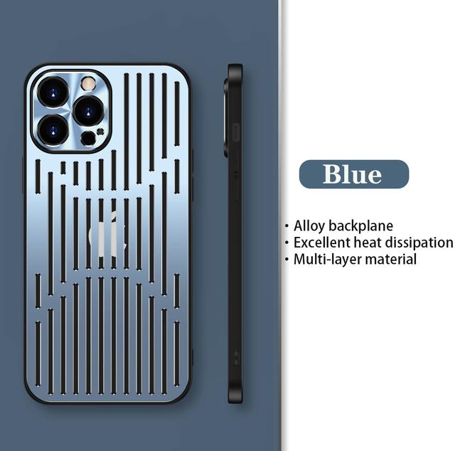 Официальный противоударный алюминиевый жесткий защитный чехол для Iphone 14 13 12 Pro Max 14pro Plus, металлическая дышащая охлаждающая крышка для камеры, принципиально