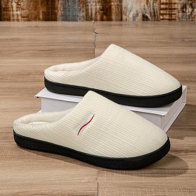 Уютные Нескользящие Хлопковые Тапочки - Теплая Пушистая Домашняя Обувь для Пар (Коллекция Осень/Зима 2025)