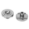 2Pcs Guitar Strap Lock Flat Round Head Metal Button Retainer Straplock Accessory for Bass