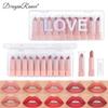 10 Skin -colored Mini Lip Red Gift Box Suits Matte Small Fog Surface Red