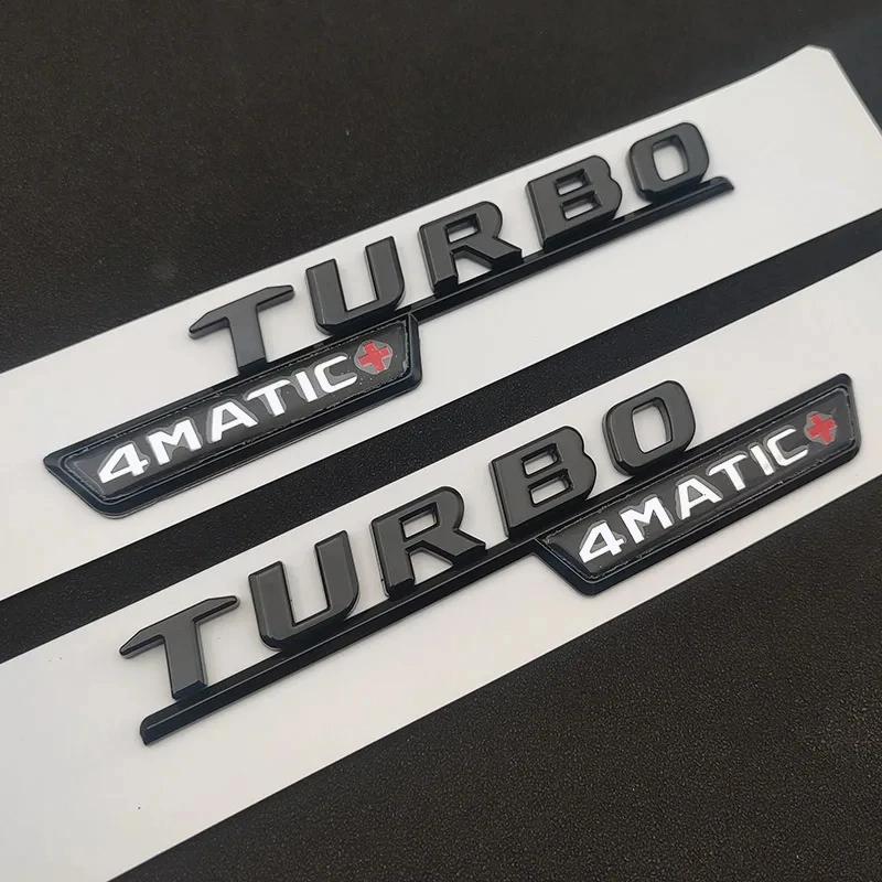 LWC1 3D ABS Car Letters For Mercedes CLA35 CLA45 AMG C117 W117 CLA45S C118 W118 Fender TURBO 4MATIC Emblem Logo Sticker Accessories
