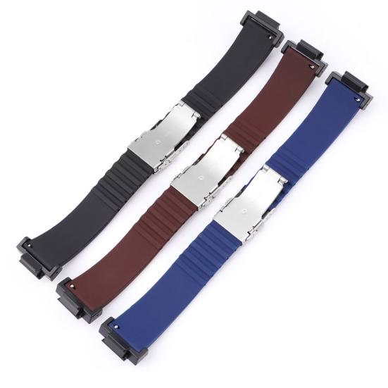 Watch Band Soft Waterproof Accessories 22mm Silicone Wrist Strap Bracelet Compatible for Casio GA-110/DW-5600/GA2100
