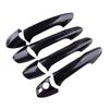 NEW Exterior Door Handle Cover Trim Cap Set Carbon Fiber Texture Fit for Mercedes Benz W246 W204 W212 X204 W166 W117 LHD