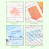 105 Sheets Pull Out Design Sticky Notes Cartoon Message stickers  Office School Supplies Stationery