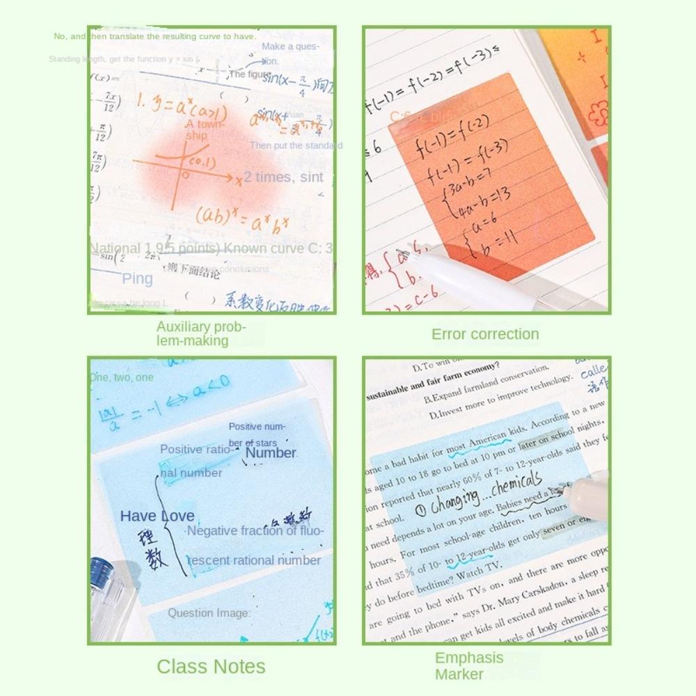 105 Sheets Pull Out Design Sticky Notes Cartoon Message stickers  Office School Supplies Stationery