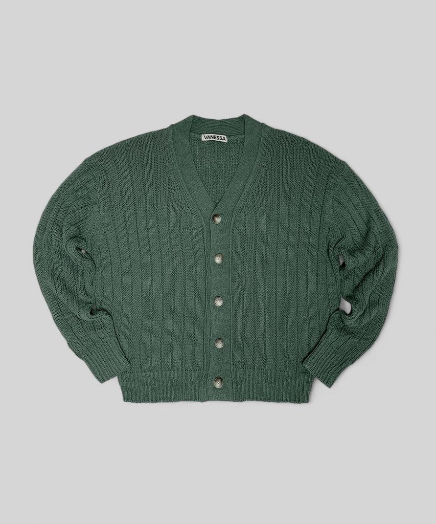 Кардиган оверсайз Vanessa Lauren Boucle_Изумрудно-зеленый