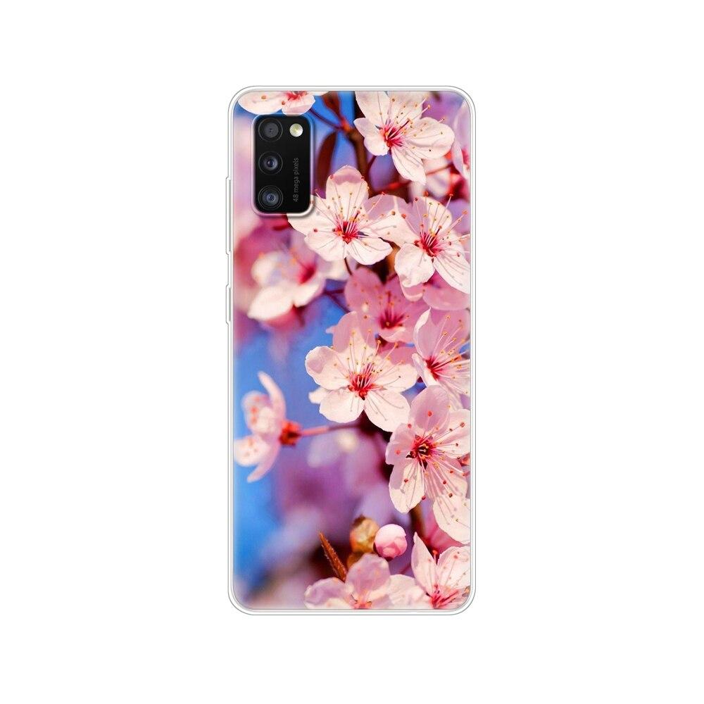 Чехол для Samsung Galaxy A41, 6,1 дюйма, Мягкая силиконовая задняя крышка для телефона Samsung A41, чехол GalaxyA41 A 41 A415 SM-A415fzwmser, бампер