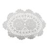 Настольный коврик 25 * 35см Бежевый/Белый Кружевные Салфетки Цветочный