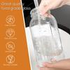Glass Mason Jar Pitcher with Lid Wide Mouth,32/64oz Cold Brew Coffee Pot Water Bottle Iced Tea Dispenser,Breast Milk Storage