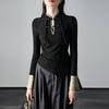 Women's Chinese Style Tops: New Autumn/Winter Slim Waist-Cut and Bottoming Shirts