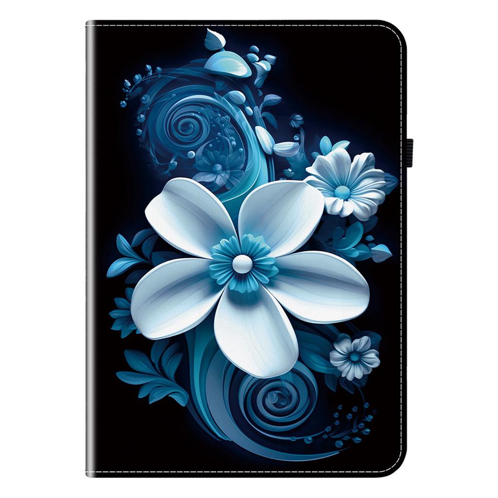 Кожаный чехол для Lenovo Tab K11 Plus/M11 Plus/Xiaoxin Pad Plus (2024) Чехол-подставка с принтом и слотами для карт