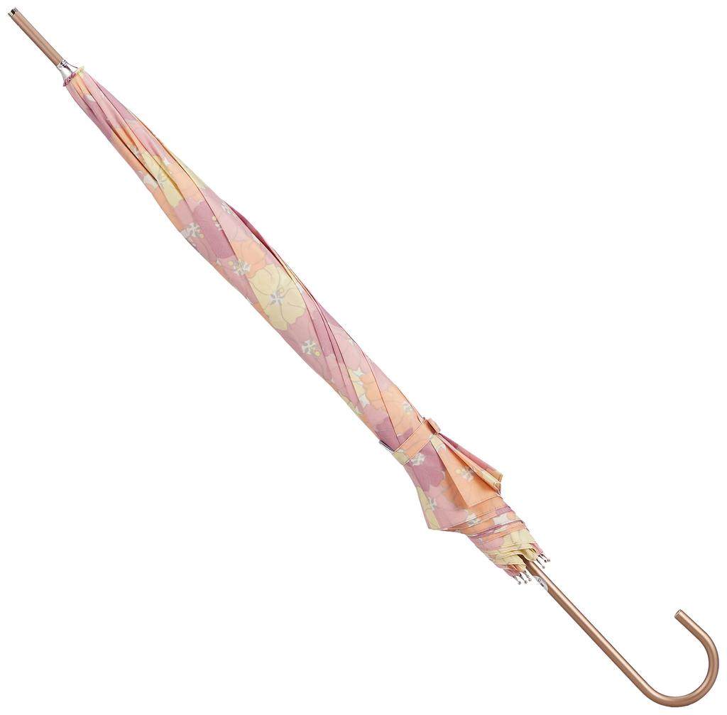 Длинный зонт MOONBAT романтический ретро цветочный узор ветрозащитный длинный зонт дождевик зонт от прыжков защита от ультрафиолета розовый длина 60 см [ESTA]