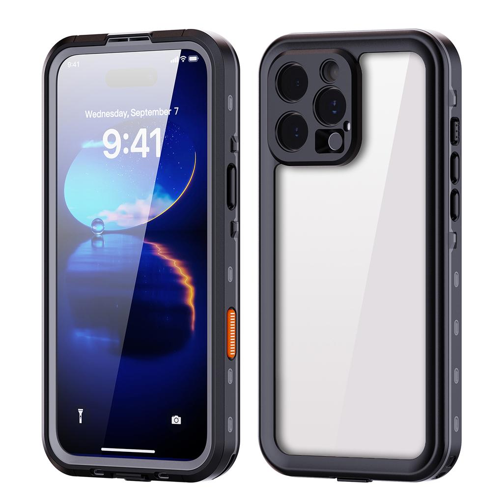 ShellboxДля IPhone 16 Promax/15/14/13/12/11 Водонепроницаемый Чехол для Телефона IP68 Ударопрочный, Пылезащитный, Полностью Герметичный Чехол
