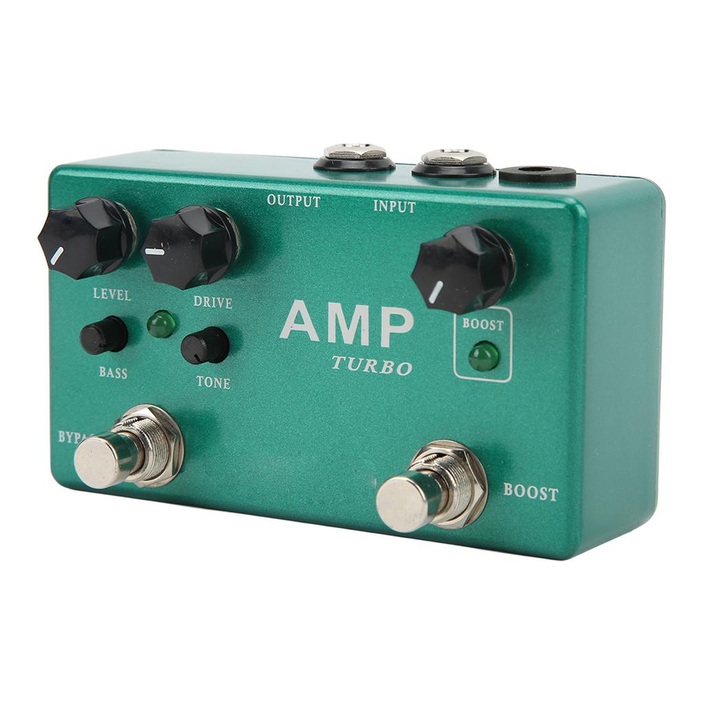 Overdrive Boost Effect Pedal Metal Multifunctional 2 In 1 Guitar Pedals with True Bypass