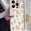 Милый медведь подходит для чехла на мобильный телефон iphone16pro Apple 15 девушка 14 дней и Южная Корея 13promax новый 12x