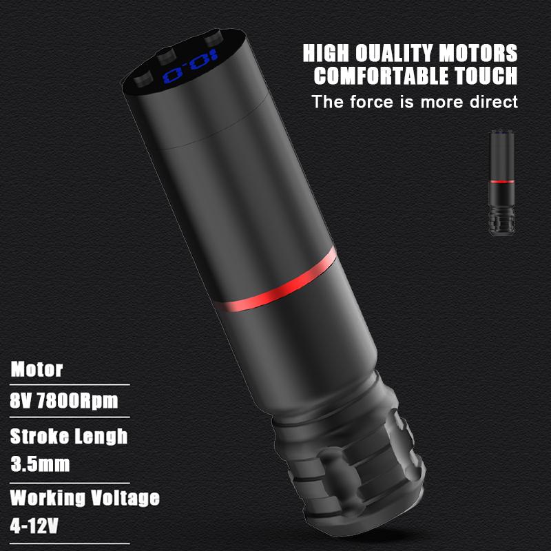 Cheap Wireless Tattoo Pen Rotary Tattoo Machine Custom Box Custom Shell Wireless Tattoo Machine for Tattoo Artist