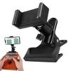 Guitar Phone Mount, Phone Clamp Mount - Non-Slip Live Broadcast Bracket Clip | Stable Phone Stand, Phone Clamp Mount for Guitar, Bass, Cello
