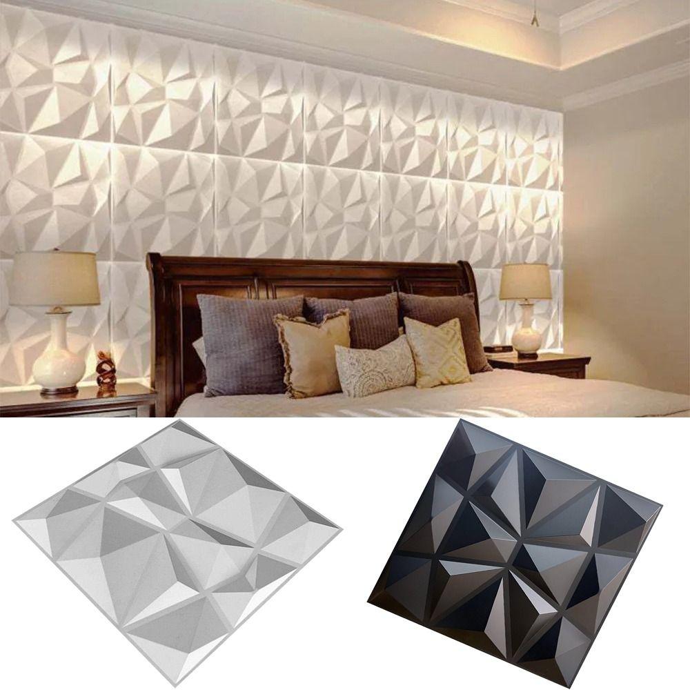 Waterproof Wall Panel Art Wall Paper 3D Wall Sticker Living Room Bathroom Kitchen