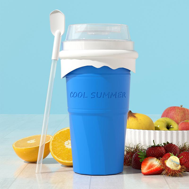Portable Ice Crushing Cup for Juices and Frozen Drinks, Big and Small Blending Anywhere