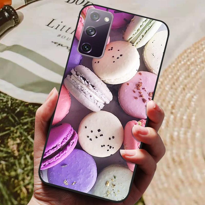 For Samsung Galaxy S20 FE S20FE Case Fashion Silicone Cover For Samsung S20 Fan Edition S20 Lite S 20 FE Phone Case Black Bumper