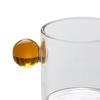 Стеклянная кружка для напитков с шарообразной ручкой, креативная, для чая, эспрессо, для гостиной