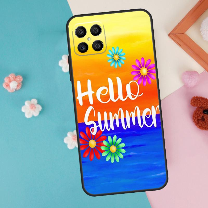 Чехол «Цветы Лета» для Honor Magic 7 Lite 5 6 Pro Honor X9a X8a X8 X9 X8b X9c X9b 50 70 90 200 Lite Чехол