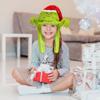 Christmas Green Plush Ear Moving Hat