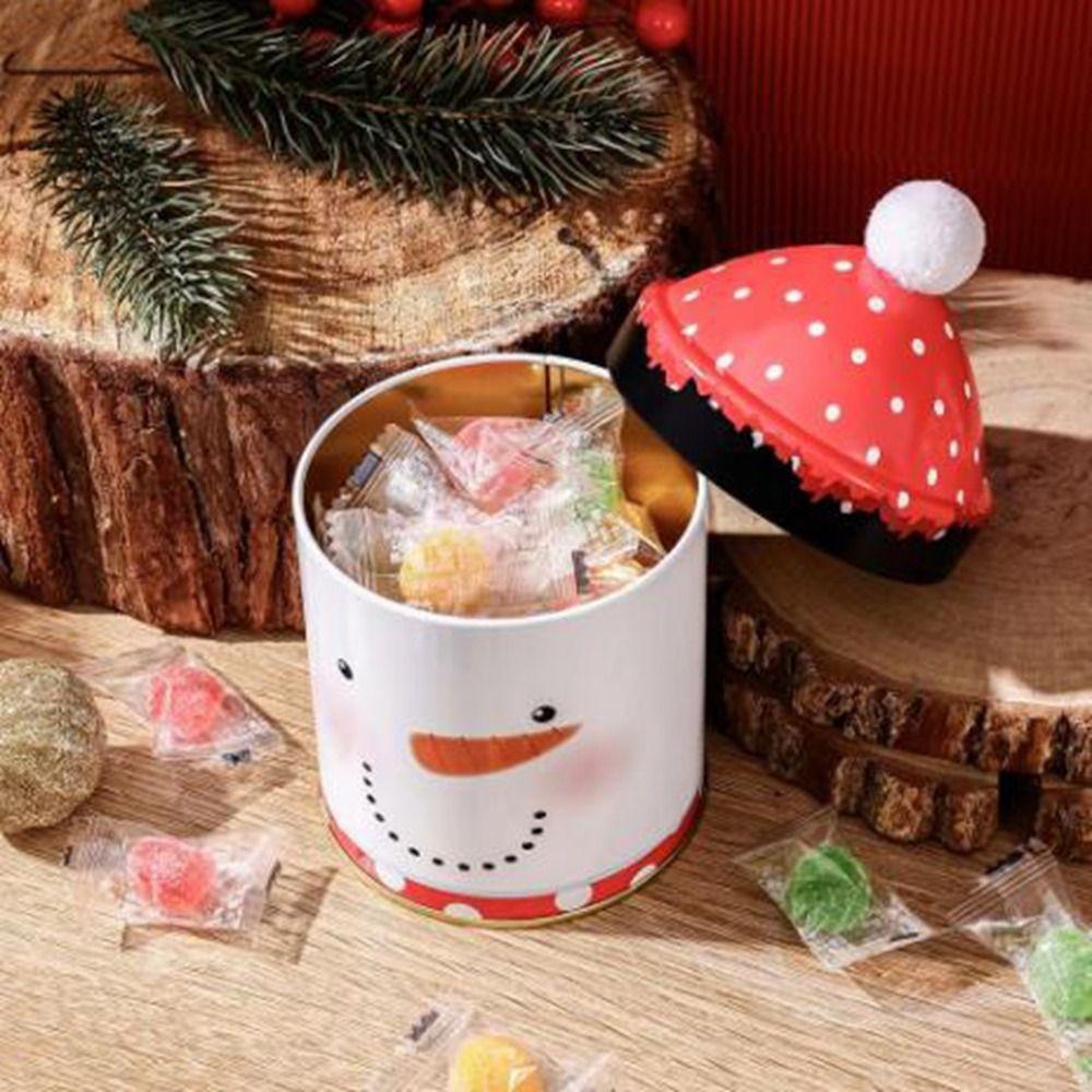 Santa Claus/Snowman/Penguin Christmas Candy Storage Box Christmas Biscuits Cookie Jar  New Year