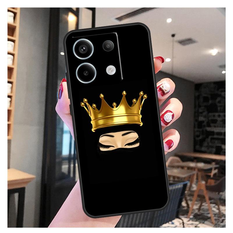 Королева никаба Исламская мусульманка Чехол Для Xiaomi Redmi Note 11 9 10 12 13 Pro Plus 12S 11S 10S 9S Redmi 12 10C 12C 13C Обложка