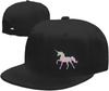 Блестящая Кепка-Snapback с Единорогом Регулируемая Полиэстеровая Бейсболка Женская Мужская Для Улицы Тракер