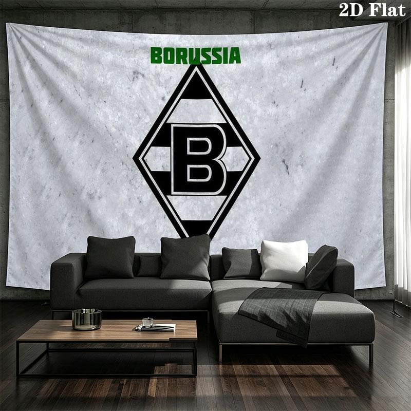 Borussia Monchengladbach Wall tapestry, aesthetic printed fabric blanket, suitable for bedroom, living room, and home decor.