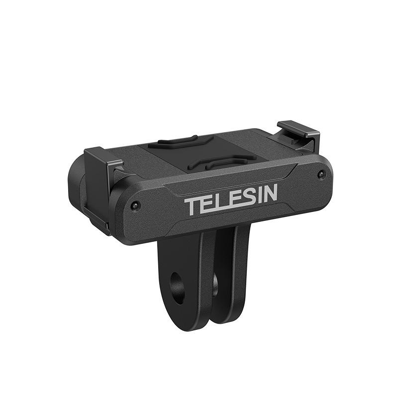 Магнитная быстросъемная база TELESIN для мини-камеры DJI Osmo Nano с двухштырьковым адаптером.