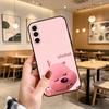 FOR PC-Cute L-Loopys Gift Phone Case Black Silicone Soft For Samsung Galaxy A73,A72,A71,A70,A53,A52,A51