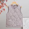 Мама Весна Осень Зима Жилет Куртка Свободный Пуховый Хлопковый Жилет Жилет Плечо Пожилая Женщина Бабушка Теплый Хлопковый Жилет