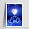 Full Square Painting 5D DIY Embroidery Dolphin Cross Stitch Rhinestones Diamond Mosaic Decoration