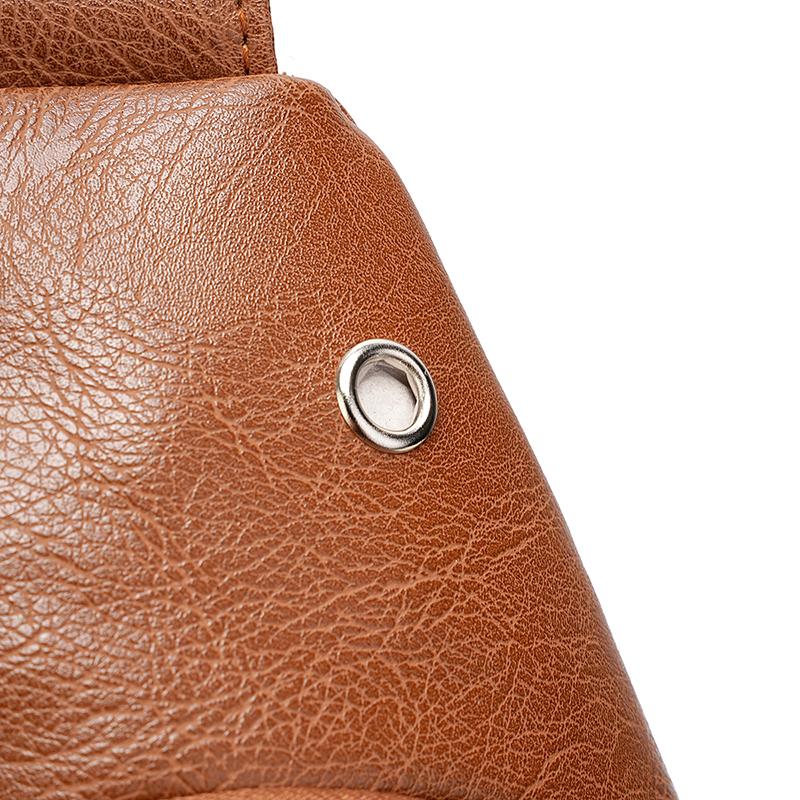 Мужская нагрудная сумка из ПУ, уличная наплечная сумка, сумка через плечо