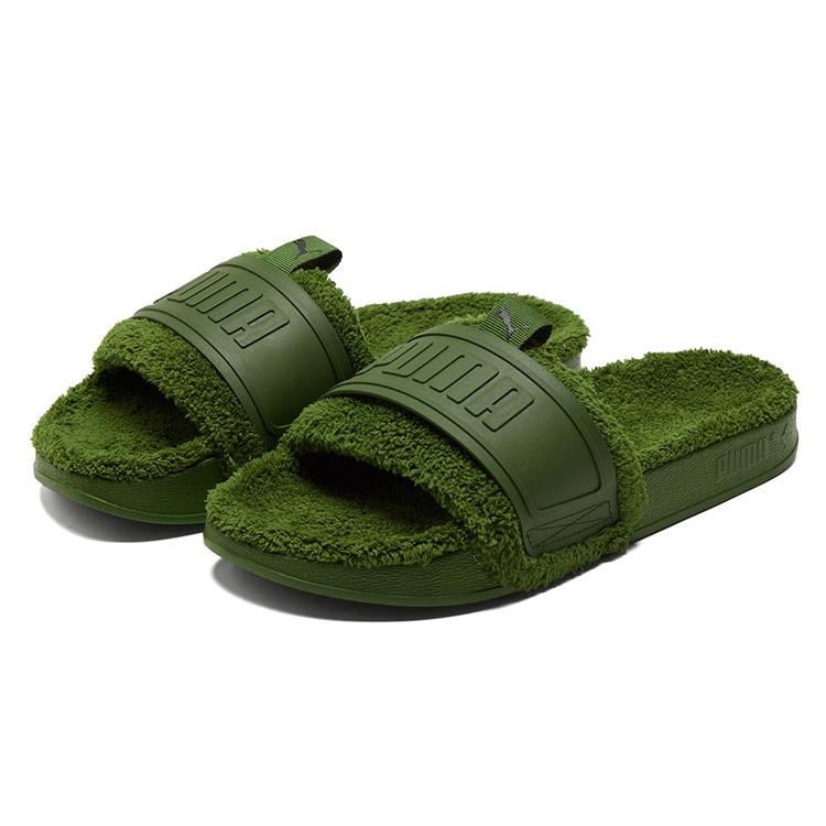 Puma Шлепанцы Leadcat Ylm Slide Зимние Зеленые Мужские 384411-03