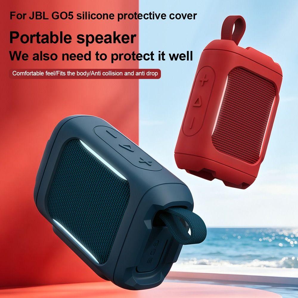 Портативный силиконовый чехол Защитный чехол-рукав для Bluetooth-динамика JBL GO5 Аксессуары для динамика