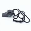 3pcs Outdoor Multifunctional Three-in-one Whistle Life-saving Whistle with Compass Thermometer Competition Referee Whistle