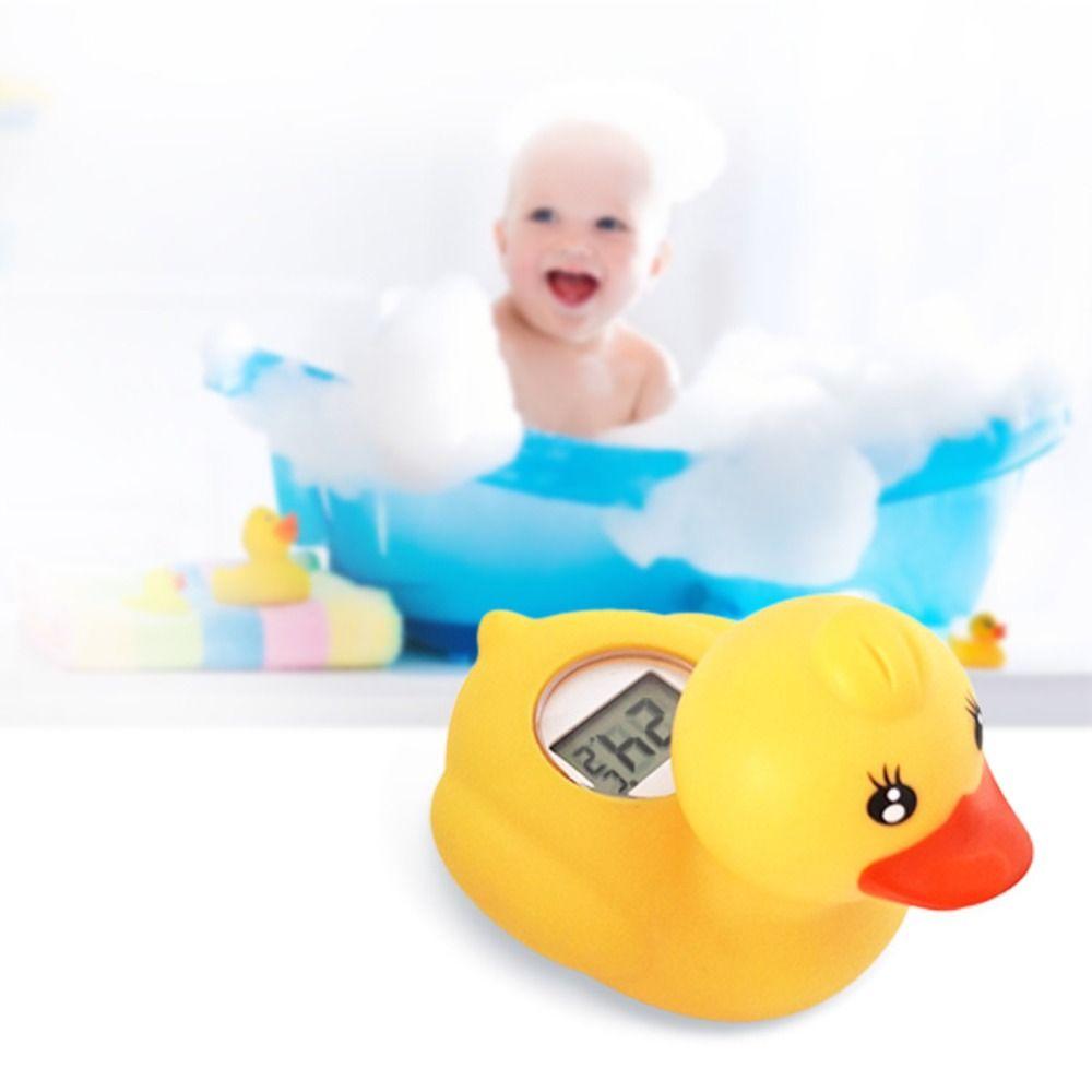 Baby Safety Floating Bathtub Thermometer IP67 Waterproof Duck Thermometer Baby Bath