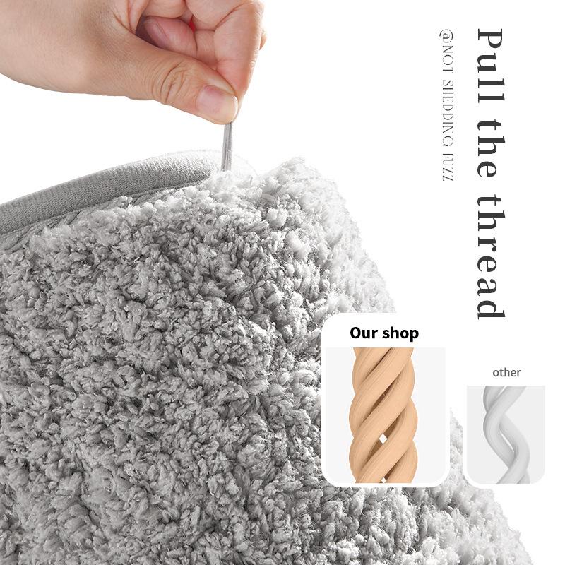 Очень большой коврик для ванной - Супервпитывающий Быстросохнущий Коврик для ванной, Нескользящий Напольный коврик для ванны и душа, Мягкий Ковер для ванной