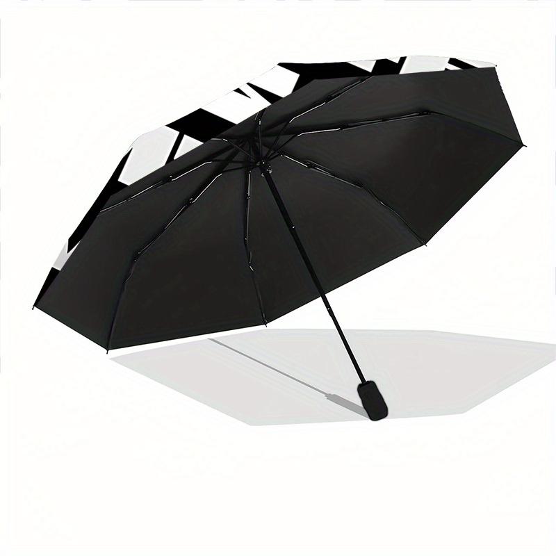 1pc Rammstein Design Automatic Open/Close Umbrella - Compact Travel Umbrella, Perfect Gift for Friends -Intricate Design Umbrella yy250811093