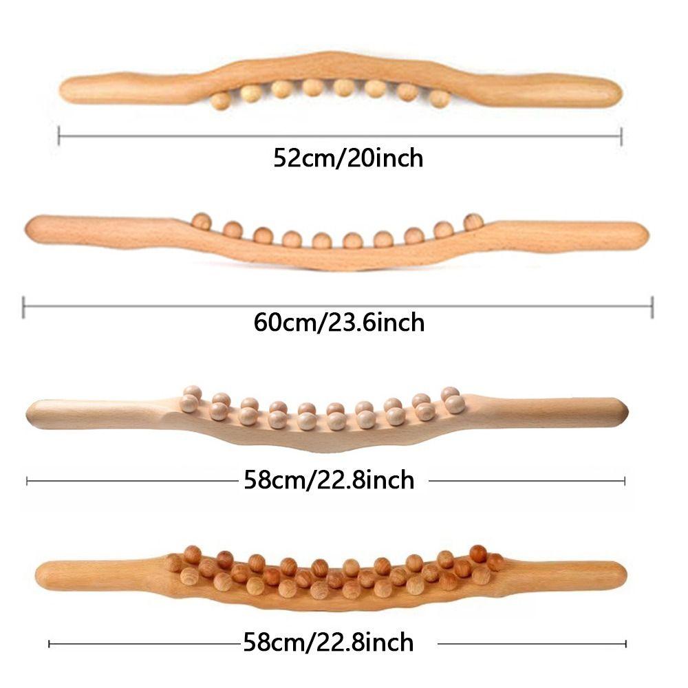 8/20/31 Beads Household Gua Sha Massage Stick  Lymphatic Drainage Tools