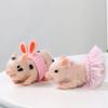 Handmade Realistic Pig Figure Toy Animal Figure Dolls Squeeze Piggy for Stress Relief Animal Figurine Kids Cognitive Toy