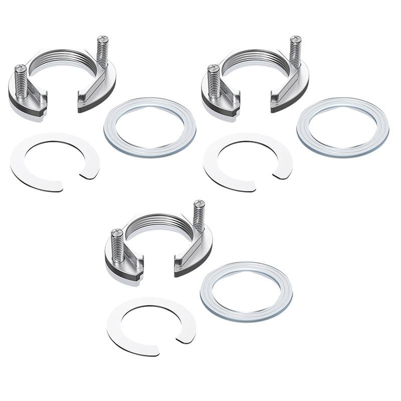 1/3 комплекта кухонных инструментов для раковины типа C, гайка-заглушка для крана, крепежный комплект для крана, крепежная шайба, стопорное кольцо