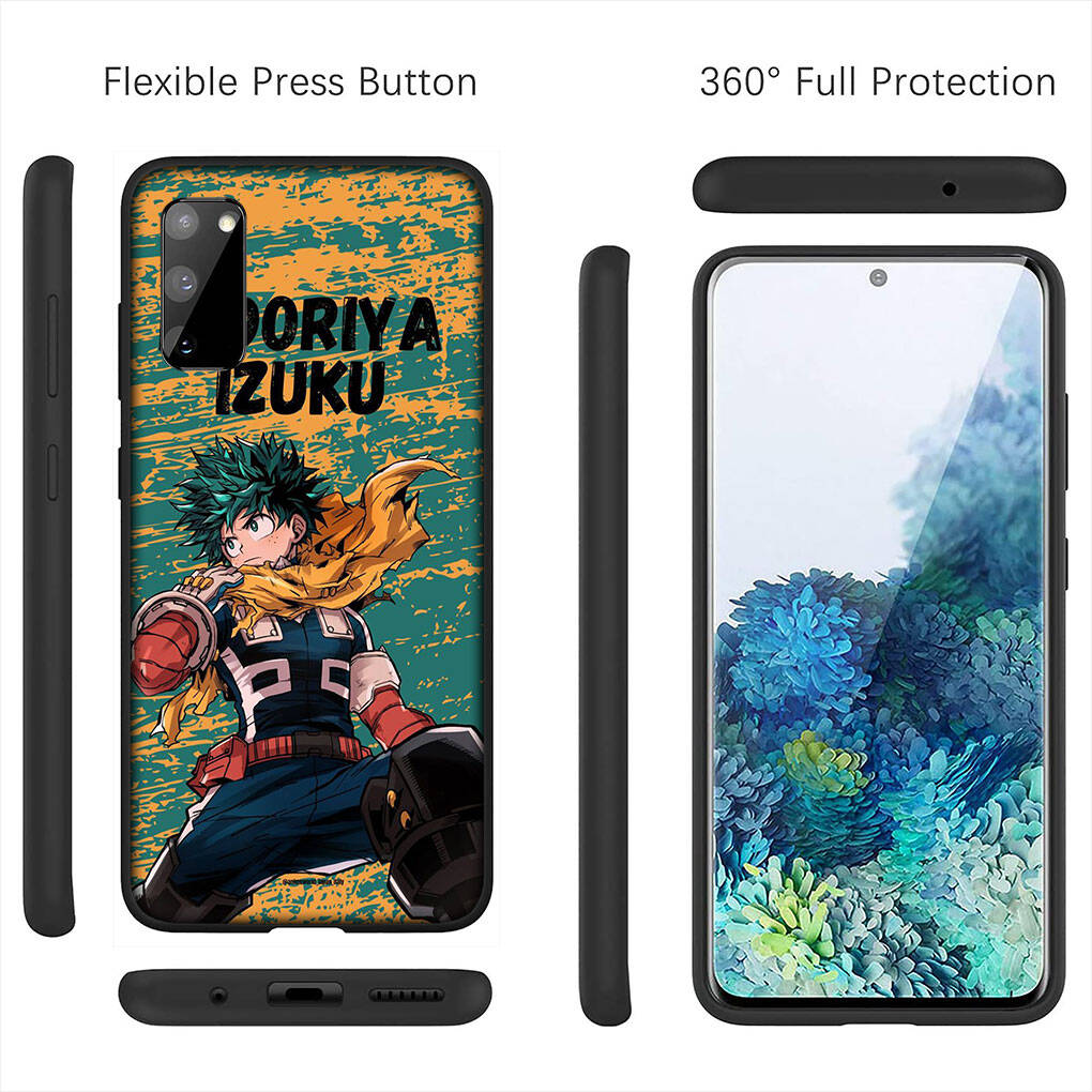 Для Motorola Moto Edge 70 60 50 G54 G05 G86 Samsung Galaxy S25 iPhone 17 16 15 Xiaomi Redmi Note 14 13 Pro Max Чехол для телефона Аниме Моя геройская академия Обложка